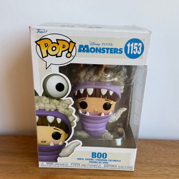 Funko Pop Disney Monsters INC Boo with hood 1153 - Picture 1 of 5